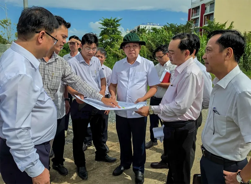 TP. Cần Thơ: Lãnh đạo TP Cần Thơ khảo sát đường kết nối giao thông vào Bệnh viện Chấn thương chỉnh hình Trung ương Cần Thơ
